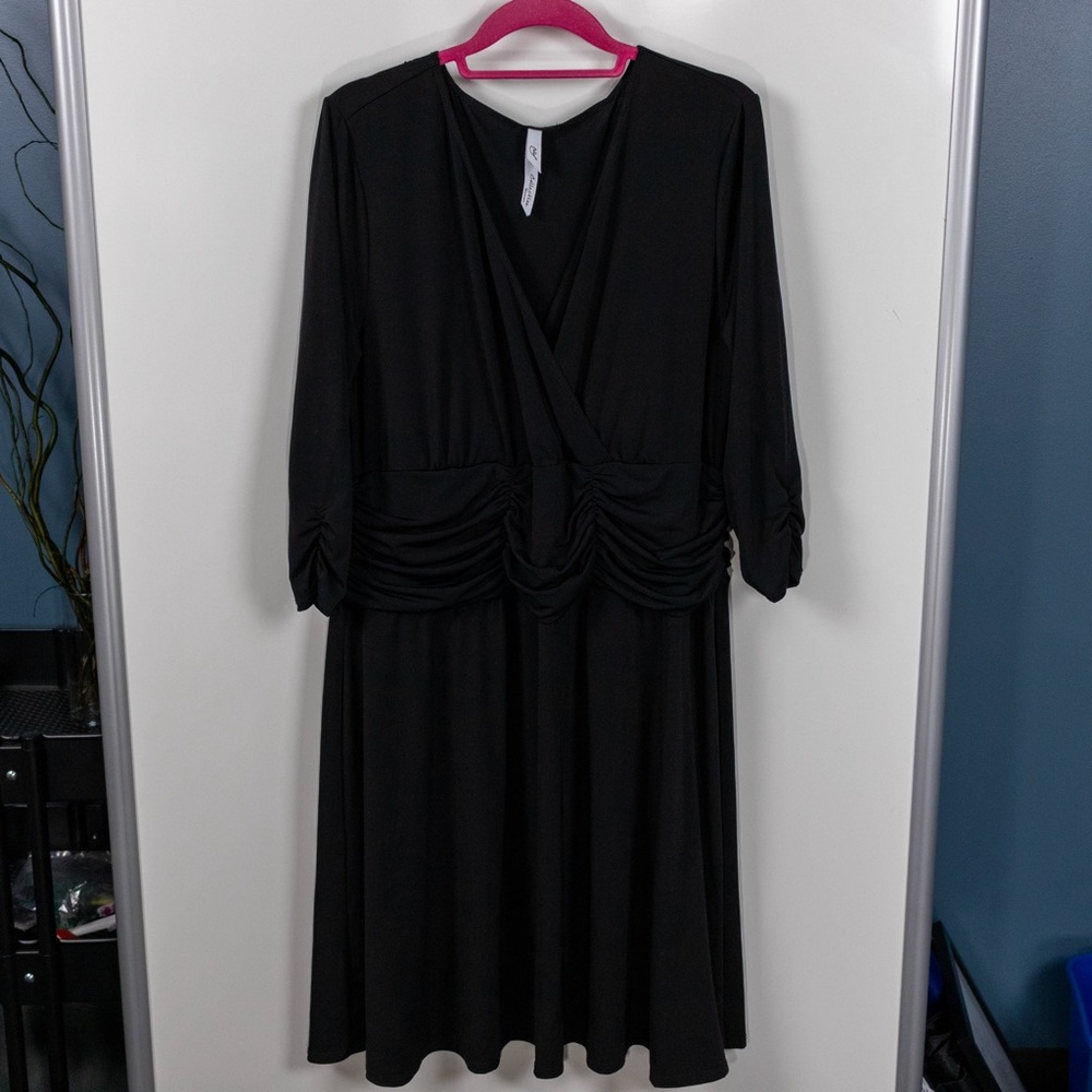 Elbow Length Black Dress